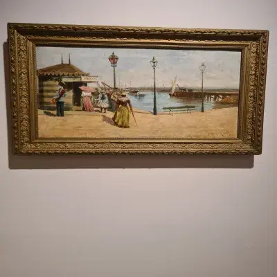 Cuadro Muelle del Fomento, 1886